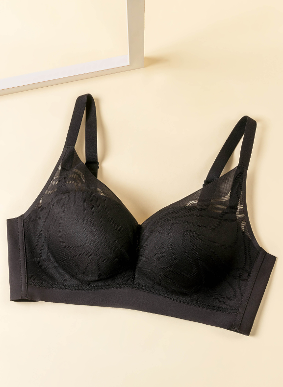 Gentle Touch Wireless Demi Push Up Bra N10-30043