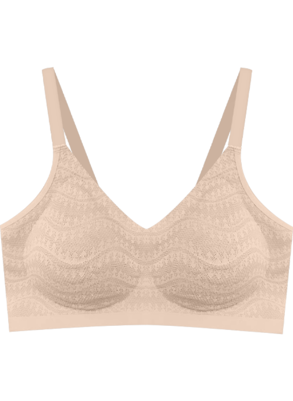 Seamless Lacey Demi Cup Bralette S10-03071V