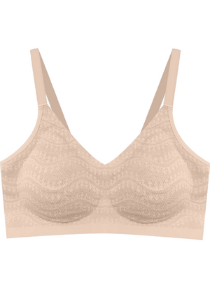 Seamless Lacey Demi Cup Bralette S10-03071V