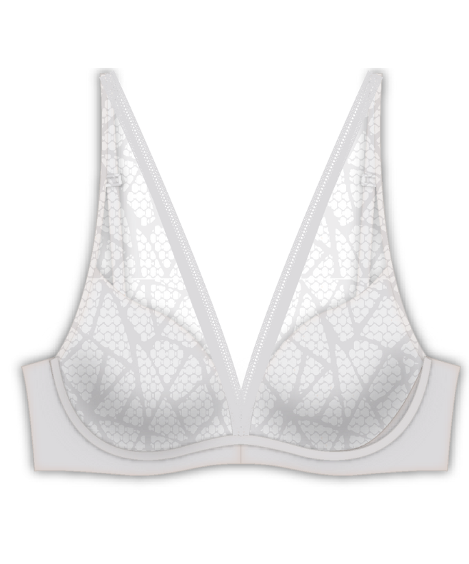 Lace Allure Wireless Plunge Bra / Bra Tanpa Wayar Renda Potongan Plunge Lace Allure S10-30124