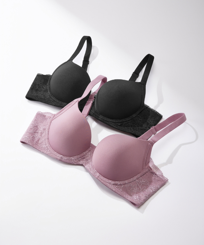 Aster Lace Demi Cup Bra / Bra Demi Berwayar Aster Lace S10-30136