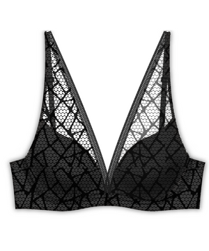 Lace Allure Wireless Plunge Bra / Bra Tanpa Wayar Renda Potongan Plunge Lace Allure S10-30124