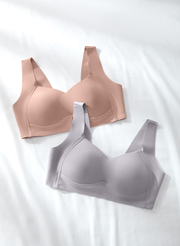 Daily Grace High Panel Bra / Bra Panel Tinggi Daily Grace Tanpa Wayar ...