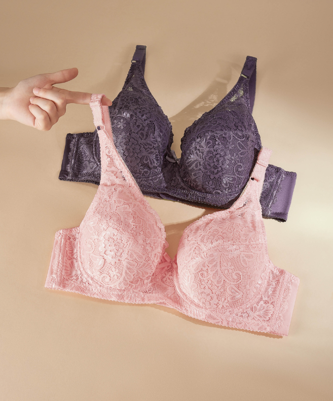 Grace Charm Wired Full Cup Lightly Padded Bra / Bra Berdawai Berlapik Nipis Liputan Penuh Grace Charm A11-30177