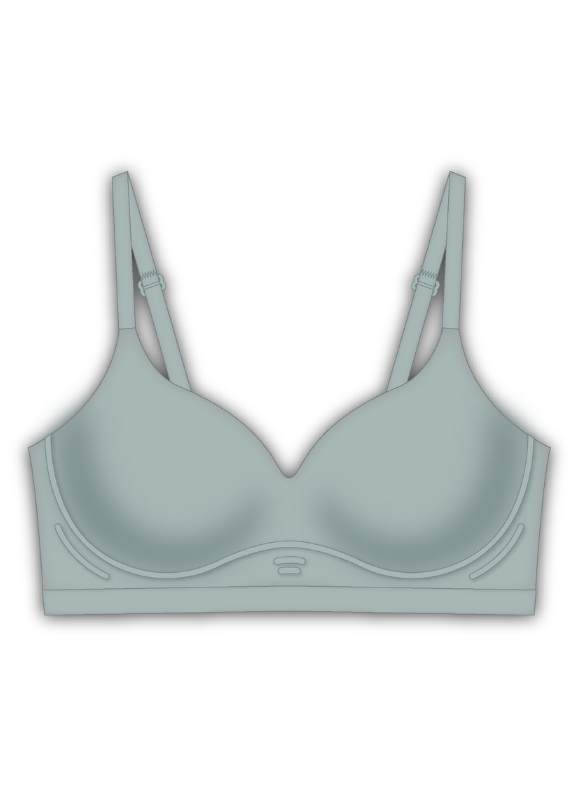 Cloudfit Seamfree Wireless Demi Bra / Bra Tanpa Wayar Seamfree Cloudfit Demi Cup S10-30150