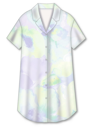 Misty Glow Short Sleeves Dress / Gaun Lengan Pendek Misty Glow S35-NE3086