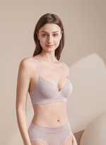 Lilac Seamfree Wired Demi Cup Bra A10-30093