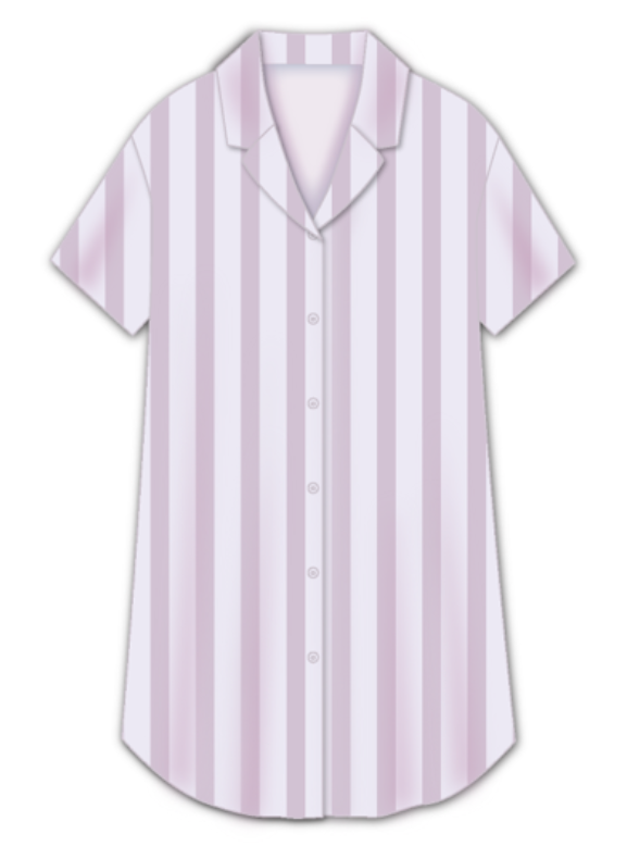 Jacquard Stripes Short Sleeves Dress / Gaun Lengan Pendek Corak Jalur Jacquard S35-NE3079