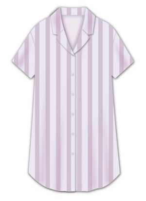 Jacquard Stripes Short Sleeves Dress / Gaun Lengan Pendek Corak Jalur Jacquard S35-NE3079