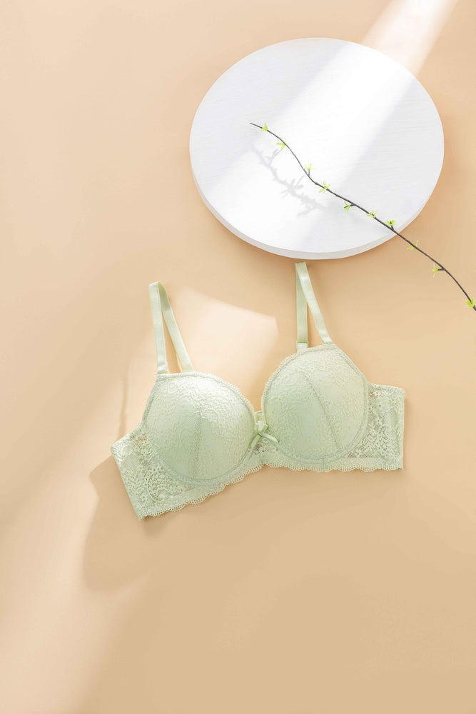 Floral Charm Wire Demi Cup Bra S10-29951