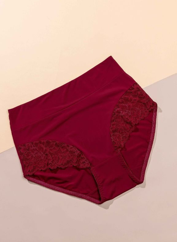 Buy Juliet Medium Rise Full coverage Period Panty - Maroon at Rs