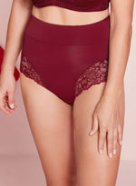 Sorella Sheen Lace II Extra High Rise Panty S24-081360 (Plus Size Design)
